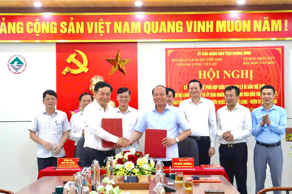 Ký kết quy chế phối hợp bảo tồn và phát huy giá trị Vườn quốc gia Bái Tử Long