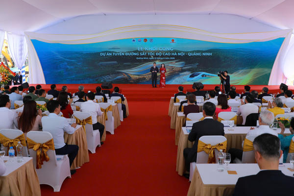 Thủ tướng chính phủ dự lễ khởi công tuyến đường sắt tốc độ cao Hà Nội – Quảng Ninh Thủ tướng chính phủ dự lễ khởi công tuyến đường sắt tốc độ cao Hà Nội – Quảng Ninh