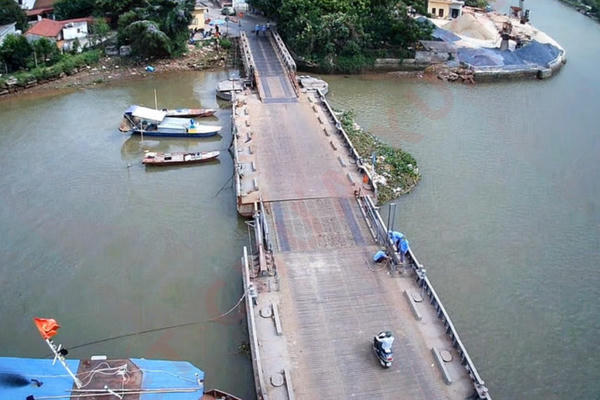 Sắp xây cầu hơn 580 tỉ đồng thay thế cầu phao Ninh Cường sau nhiều năm khai thác