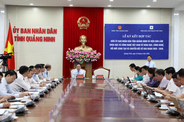 Quảng Ninh bắt tay Viện Hàn lâm thúc đẩy khoa học và chuyển đổi số