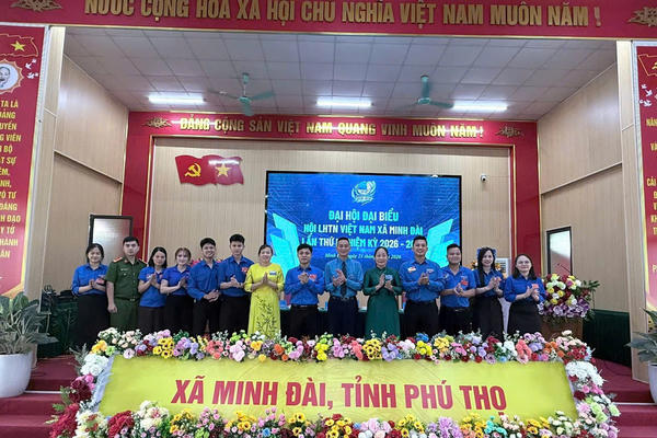 Hội Liên hiệp Thanh niên Việt Nam xã Minh Đài tổ chức Đại hội đại biểu lần thứ I, nhiệm kỳ 2026 - 2029