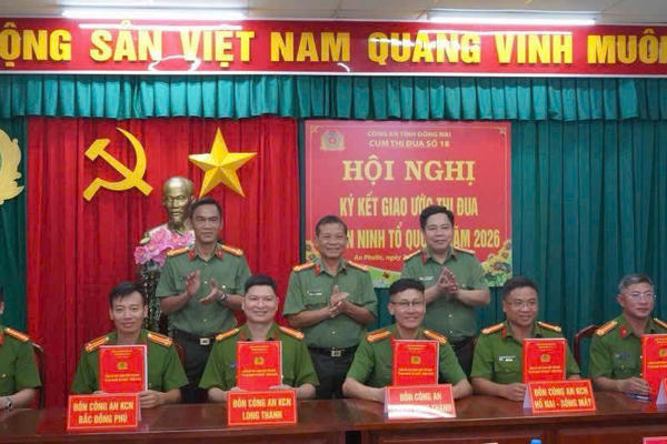 Cum thi đua số 18 - Công an tỉnh Đồng Nai: Quyết tâm thực hiện thắng lợi phong trào thi đua "Vì an ninh Tổ quốc" năm 2026