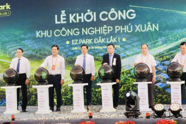Khởi công KCN Phú Xuân – Ez.Park Đắk Lắk I: Kỳ vọng tạo “cú hích” công nghiệp cho Tây Nguyên