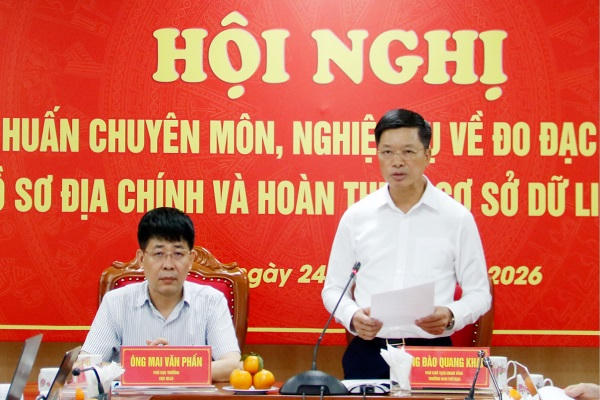 Bắc Ninh tập trung hoàn thiện cơ sở dữ liệu đất đai 