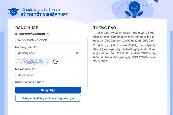 Vẫn còn hơn 500.000 thí sinh chưa đăng ký dự thi tốt nghiệp THPT