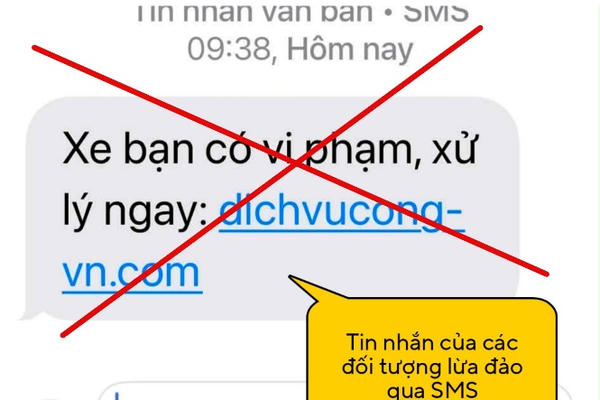 Cảnh báo chiêu trò lừa đảo "phạt nguội" qua website giả mạo dịch vụ công
