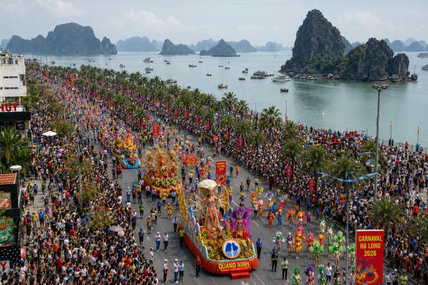 Quảng Ninh phân luồng giao thông phục vụ Carnaval Hạ Long 2026