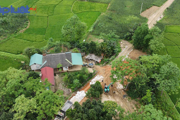 Bãi tập kết cát trên đất nông nghiệp ở Lào Cai: Doanh nghiệp cam kết khắc phục những tồn tại