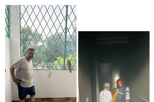 Cụ ông 79 tuổi thoát nạn ngoạn mục trong đám cháy nhờ lối thoát hiểm thứ hai