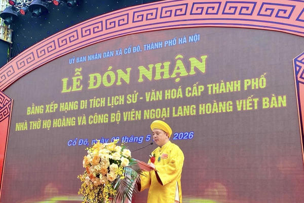 Vinh danh giá trị văn hóa nhà thờ họ Hoàng và Công bộ Viên ngoại lang Hoàng Viết Bàn