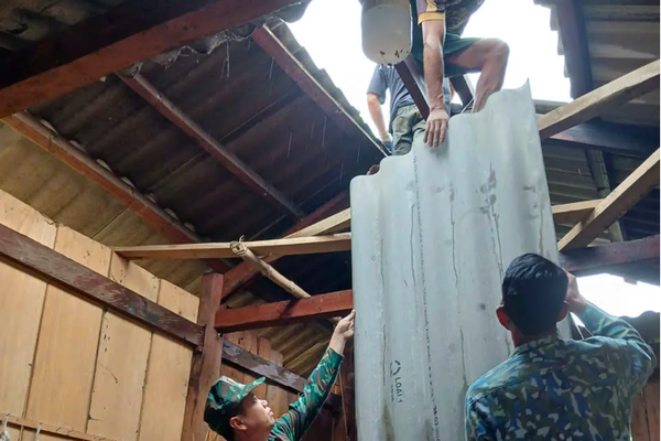 Một xã ở Điện Biên thiệt hại hơn 1 tỉ đồng do mưa đá kèm giông lốc

