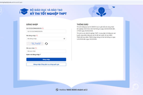 Hôm nay (5/5), hạn chót đăng ký dự thi tốt nghiệp THPT 2026