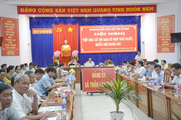 Cầu nối ý Đảng - lòng dân: Cử tri Cà Mau thẳng thắn kiến nghị sau Kỳ họp thứ Nhất, Quốc hội khóa XVI