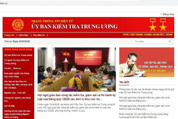 Xuất hiện hàng loạt tài khoản mạng xã hội giả mạo Ủy ban Kiểm tra Trung ương