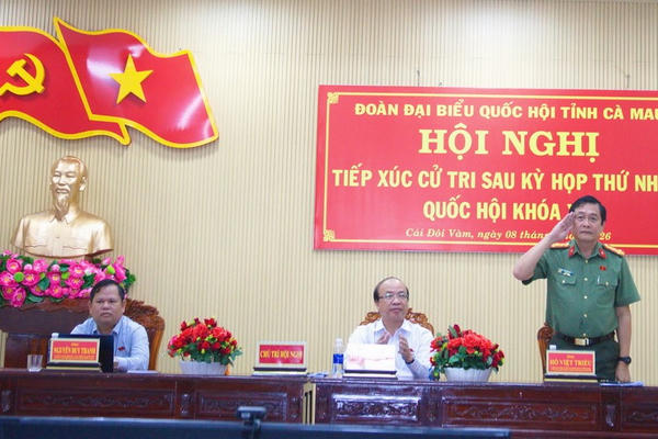 Cử tri Cà Mau kỳ vọng ĐBQH quan tâm dân sinh, thúc đẩy phát triển địa phương