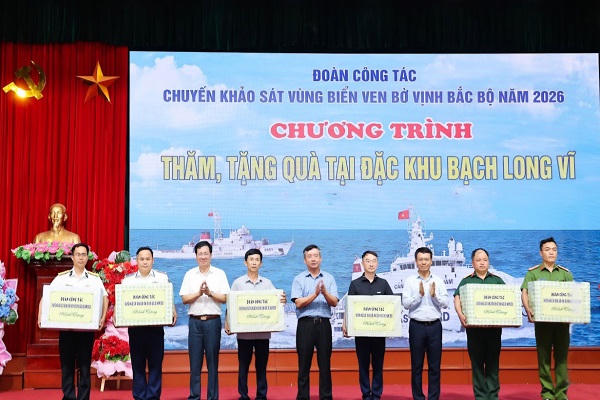 Khảo sát vùng biển, đảo ven bờ phía Bắc năm 2026 Khảo sát vùng biển, đảo ven bờ phía Bắc năm 2026