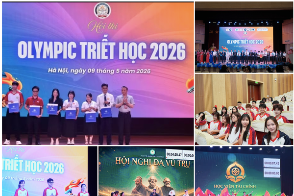 Sinh viên Học viện Tài Chính ghi dấu ấn tại Hội thi Olympic Triết học toàn quốc 2026