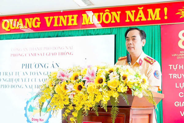 Phòng CSGT Đồng Nai triển khai toàn diện phương án bảo đảm ATGT phục vụ Lễ công bố thành lập Thành phố Đồng Nai