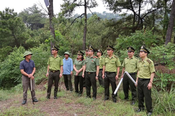 Công an và Kiểm lâm triển khai phong trao “Ba nhất” trong công tác bảo vệ rừng