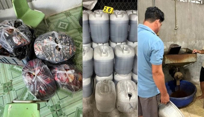 Triệt phá cơ sở sản xuất 10 tấn cà phê giả từ bột bắp và hóa chất