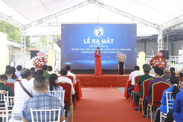 Móng Cái 1 ra mắt trợ lý ảo AI hỗ trợ điều hành và phục vụ người dân
