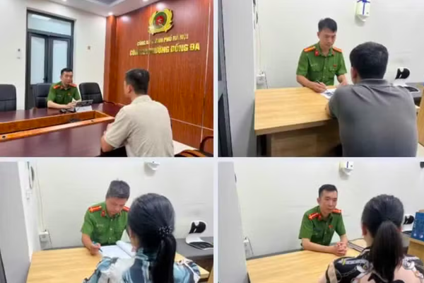 Công an làm việc với nhóm người xô xát, gây mất trật tự tại phố Hoàng Cầu, Hà Nội