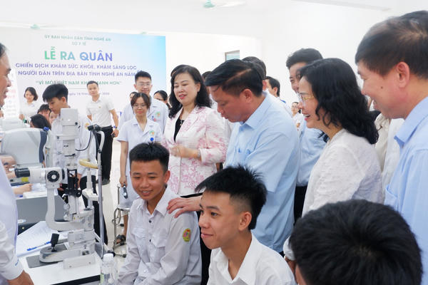 Nghệ An tổ chức ra quân Chiến dịch khám sức khỏe, sàng lọc toàn dân năm 2026