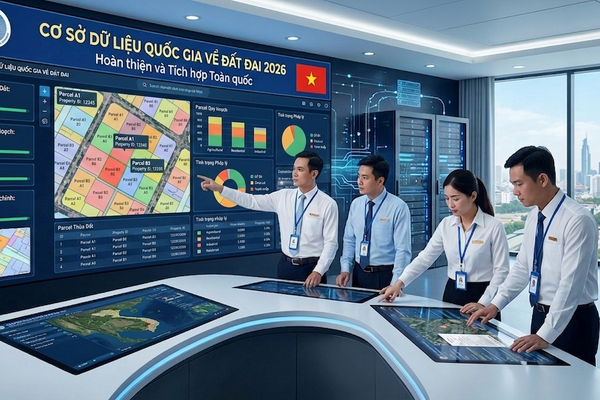 Quyết liệt hoàn thành cơ sở dữ liệu quốc gia về đất đai năm 2026