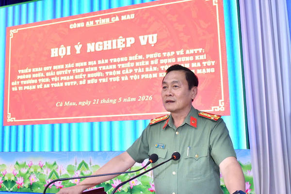 Công an Cà Mau hội ý nghiệp vụ, giữ vững ANTT, vận hành hiệu quả mô hình chính quyền địa phương hai cấp