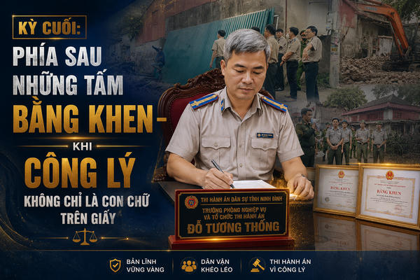 Kỳ cuối: Phía sau những tấm bằng khen - khi công lý không chỉ là con chữ trên giấy