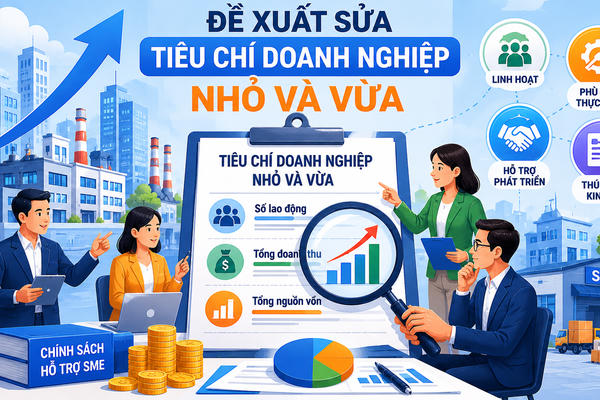 Bộ Tài chính đề xuất sửa tiêu chí doanh nghiệp nhỏ và vừa
