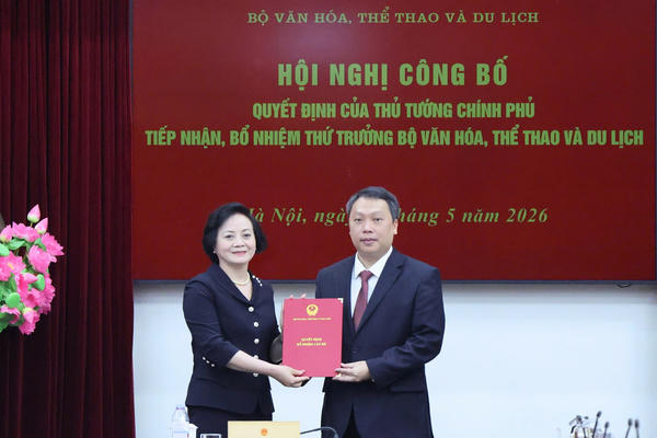 Ông Nguyễn Huy Dũng được bổ nhiệm giữ chức Thứ trưởng Bộ VHTT&DL