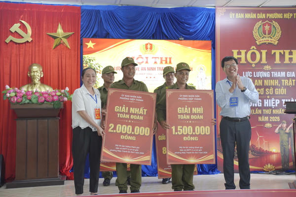 Sôi nổi Hội thi lực lượng tham gia bảo vệ ANTT cơ sở giỏi phường Hiệp Thành Sôi nổi Hội thi lực lượng tham gia bảo vệ ANTT cơ sở giỏi phường Hiệp Thành