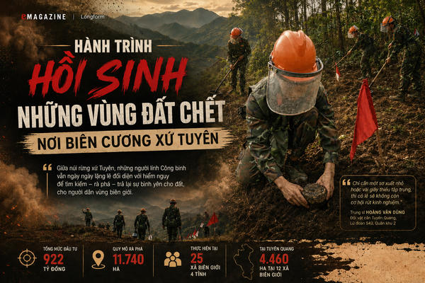 Hành trình hồi sinh những vùng đất chết nơi biên cương xứ Tuyên Hành trình hồi sinh những vùng đất chết nơi biên cương xứ Tuyên