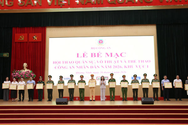 Bế mạc Hội thao quân sự, võ thuật và thể thao Công an nhân dân năm 2026 – Khu vực I