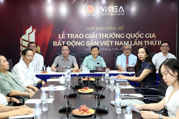 Lễ trao Giải thưởng Quốc gia bất động sản Việt Nam lần thứ II sẽ diễn ra vào tối 2/6/2026