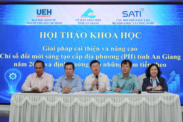 An Giang tìm giải pháp nâng cao Chỉ số đổi mới sáng tạo cấp địa phương năm 2026