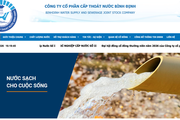  Sau thanh tra yêu cầu Công ty cổ phần Cấp thoát nước Bình Định xử lý nợ tồn đọng hơn 66 tỷ đồng