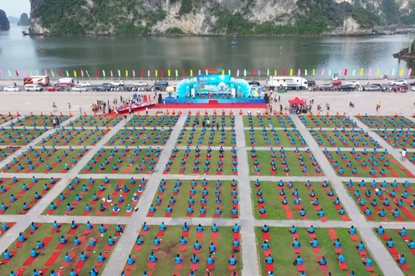 Quảng Ninh: Hơn 3.000 người tham gia Ngày Quốc tế Yoga năm 2026
