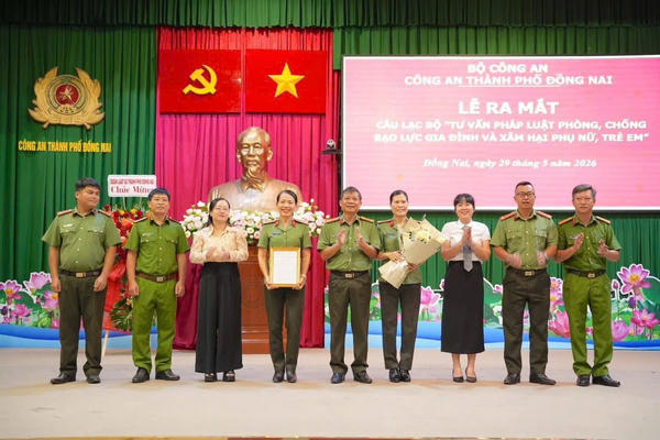 Công an thành phố Đồng Nai ra mắt Câu lạc bộ tư vấn pháp luật phòng, chống bạo lực gia đình và xâm hại phụ nữ, trẻ em