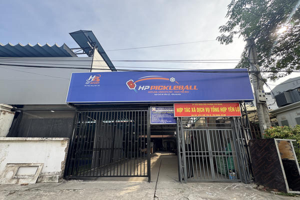 Đất HTX “biến” thành sân pickleball quy mô lớn