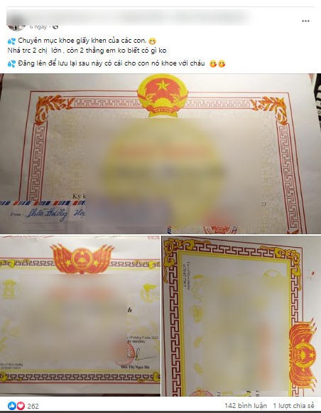 Cẩn trọng khi khoe giấy khen của con lên mạng xã hội: Lộ dữ liệu cá nhân, tiềm ẩn nguy cơ mất an toàn cho trẻ! Cẩn trọng khi khoe giấy khen của con lên mạng xã hội: Lộ dữ liệu cá nhân, tiềm ẩn nguy cơ mất an toàn cho trẻ!