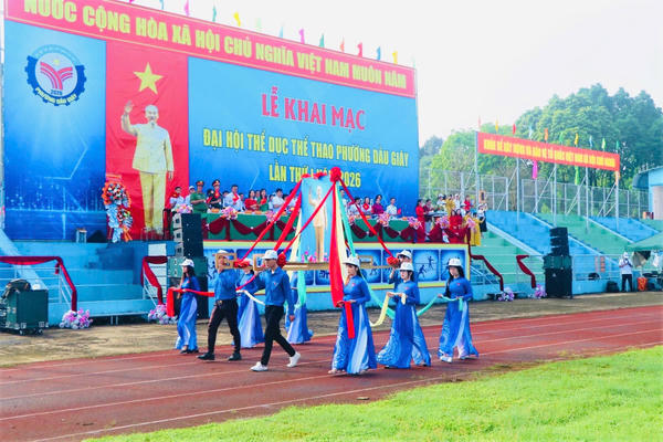 Khai mạc Đại hội Thể dục - Thể thao phường Dầu Giây lần thứ I, năm 2026