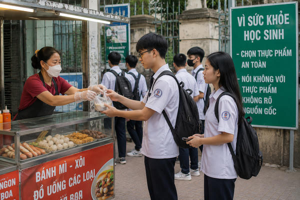Đảm bảo an toàn thực phẩm phục vụ kỳ thi tốt nghiệp THPT 2026