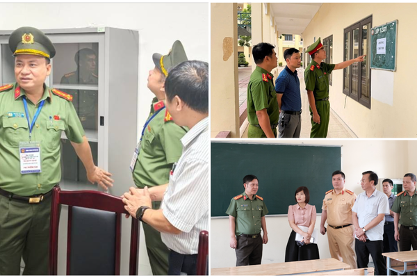 Công an các địa phương đảm bảo an ninh, an toàn cho Kỳ thi tốt nghiệp THPT
