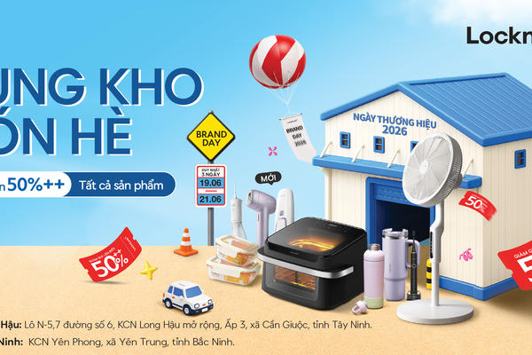 LocknLock Brand Day “Bung kho đón hè” siêu ưu đãi LocknLock Brand Day “Bung kho đón hè” siêu ưu đãi