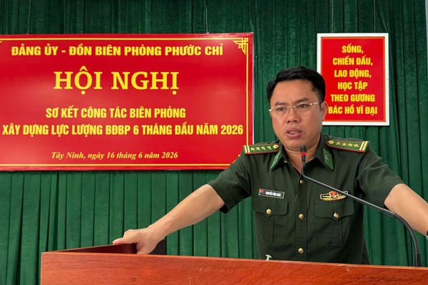 Đồn Biên phòng Phước Chỉ hoàn thành tốt nhiệm vụ quản lý, bảo vệ biên giới 6 tháng đầu năm