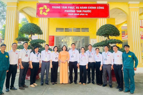 Phường Tam Phước ra mắt bộ nhận diện mới, nâng cao chất lượng phục vụ người dân và doanh nghiệp