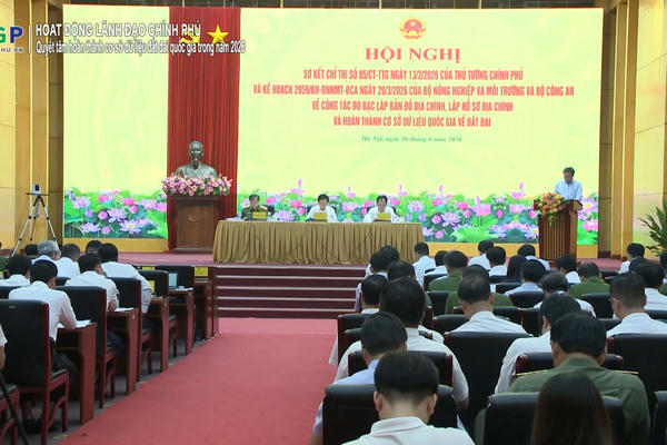 Quyết tâm hoàn thành cơ sở dữ liệu đất đai quốc gia trong năm 2026