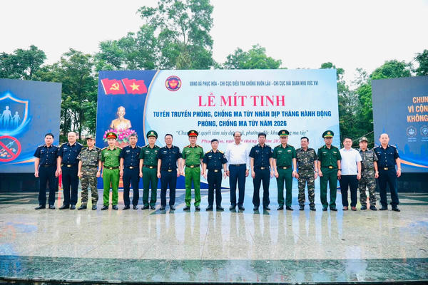 Hải quan phát động tháng hành động phòng, chống ma túy năm 2026 tại Cao Bằng